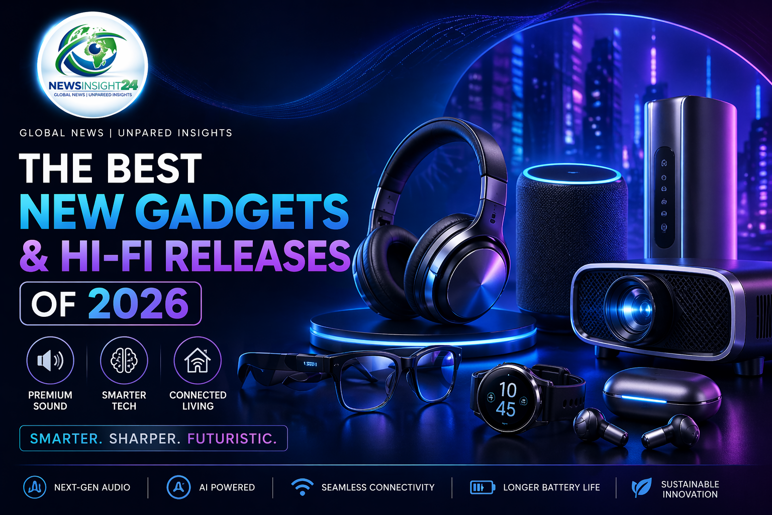 Best gadgets and hi-fi releases of 2026 including headphones, smart speakers, smart glasses and futuristic tech devices