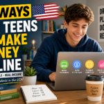 Make money online as a student in the US using a laptop at home