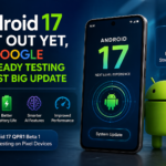 Android 17 update showing Google testing new features like better performance, security, and AI improvements