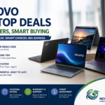Lenovo laptop deals 2026 banner showing IdeaPad, ThinkPad, Yoga and Legion models with best offers and price tracking tips