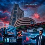 Indian stock market volatility influenced by global tensions and Q4 earnings triggers