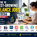 10 fastest growing freelance jobs in 2026 USA showing remote work opportunities and high income online careers