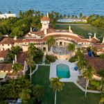 Luxury estate with swimming pool and landscaped gardens resembling Trump Mar-a-Lago property