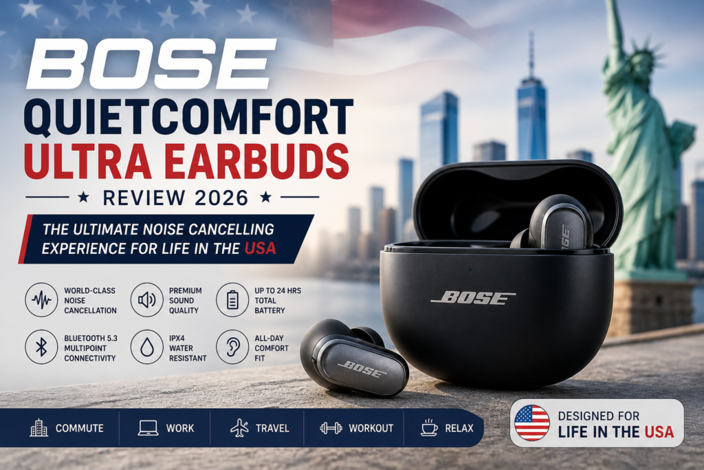Experience top-tier noise cancellation with Bose QuietComfort Ultra, perfect for work, travel, and daily use.